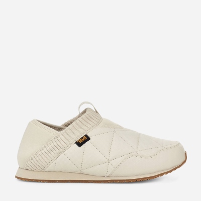 Teva Ember Moc Women's Cream Slip Ons CA49055 Canada Online